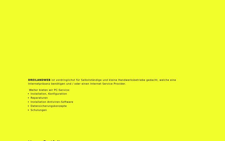 Ekrano kopija dreilandweb.org