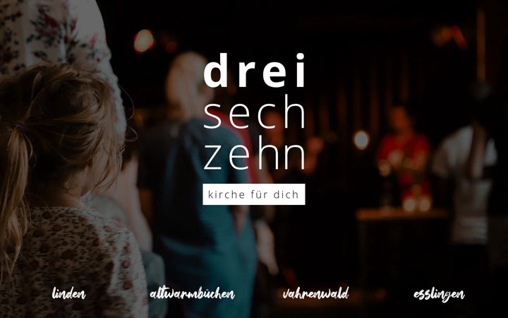 Screenshot of dreisechzehn.de