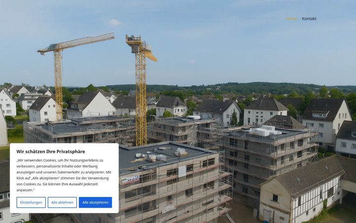 Screenshot of dreistein-bau.de