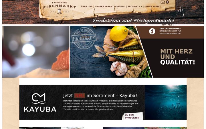 Kuvakaappaus sivustosta dreistern-raeucherei.de