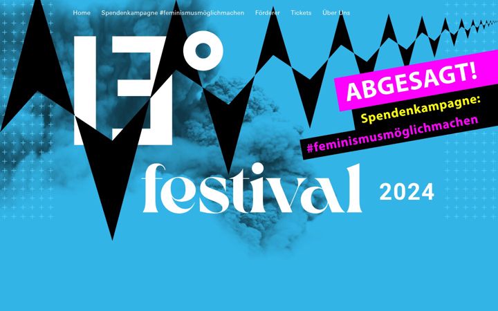 Screenshot of dreizehngradfestival.de