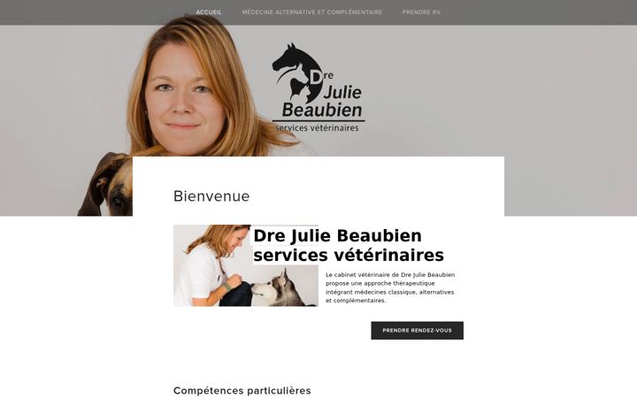 Screenshot of drejuliebeaubien.com