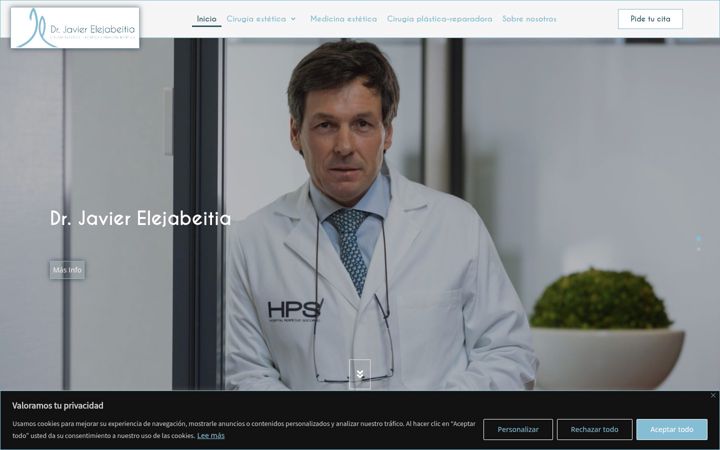 Screenshot of drelejabeitia.com