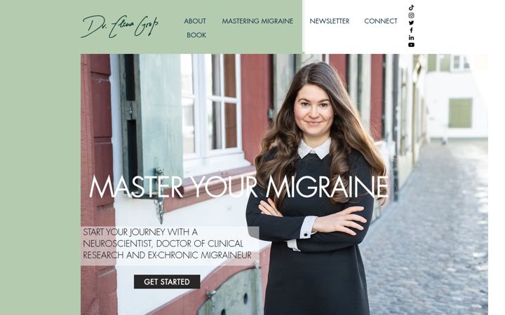 Screenshot of drelenagross.com