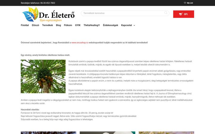 Screenshot of dreletero.com
