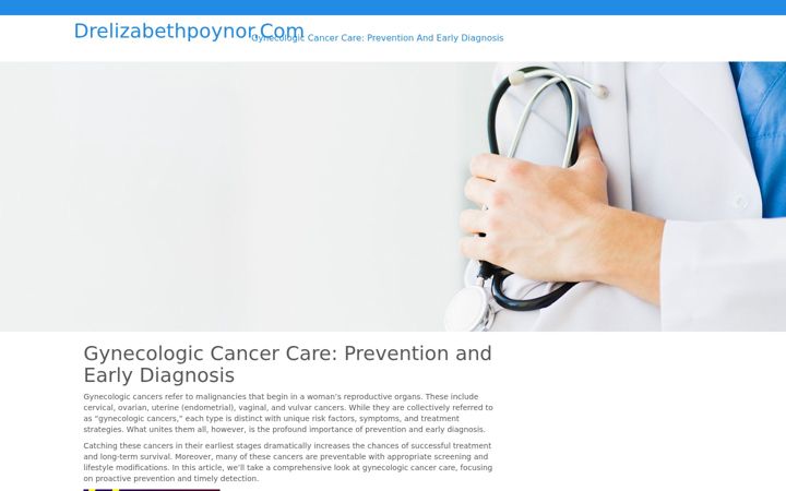 Screenshot of drelizabethpoynor.com