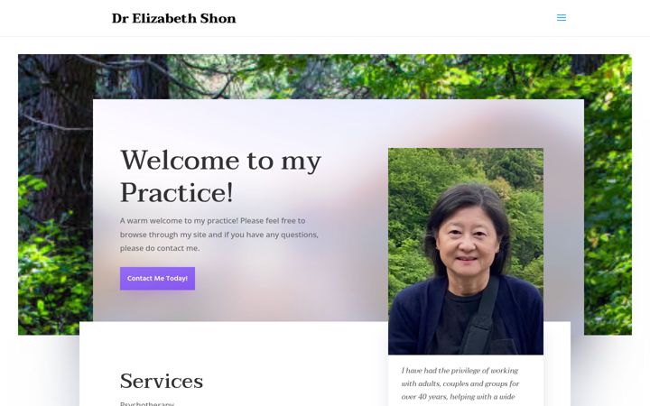 Screenshot of drelizabethshon.com