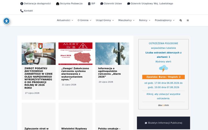 Snímek obrazovky drelow.pl
