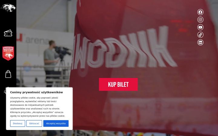 Snímek obrazovky dremanfutsal.pl