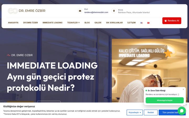 Screenshot of dremreozbir.com