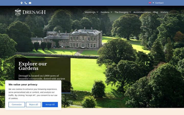 Screenshot of drenagh.com
