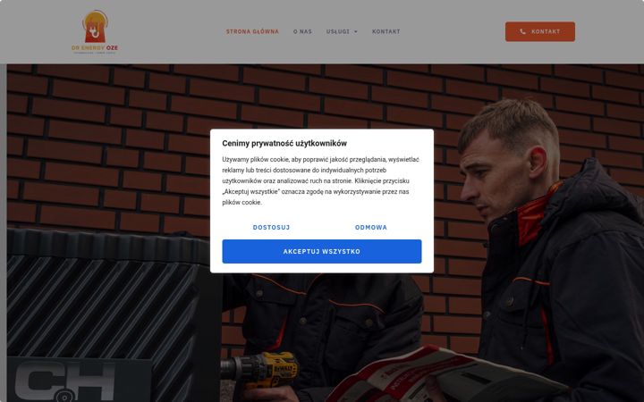 Captura de pantalla de drenergyoze.pl