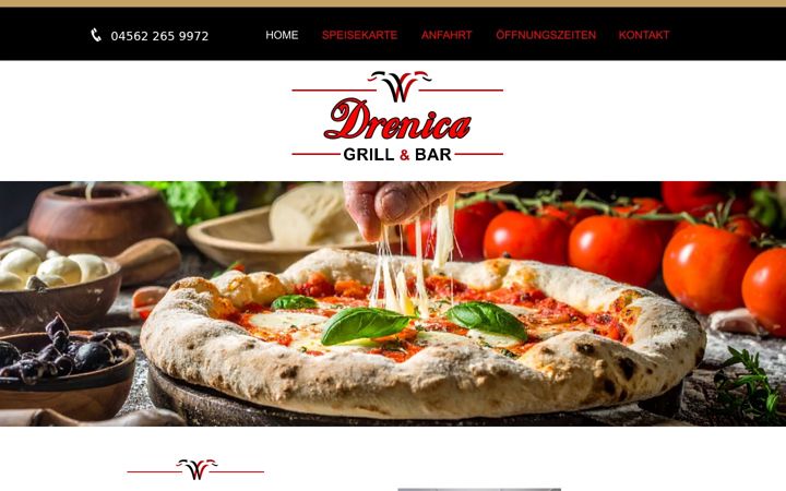 Screenshot of drenica-grill-bar.de