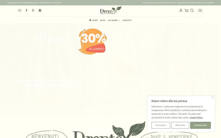 Screenshot of drentox.com