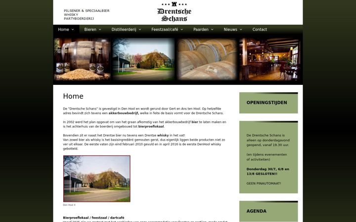 Screenshot of drentscheschans.nl