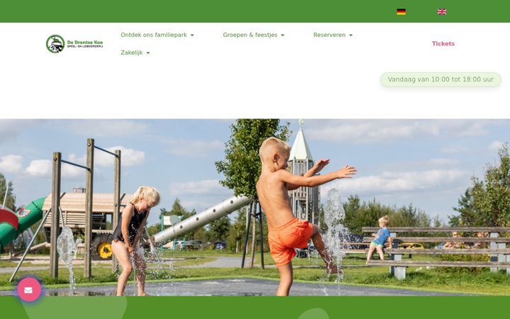 Screenshot of drentsekoe.nl