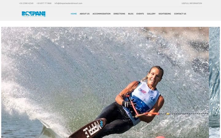 Screenshot of drepaniwaterskiresort.com