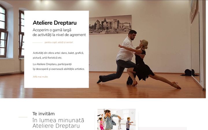 Screenshot of dreptaru.ro