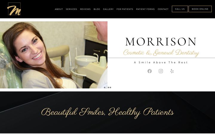 Screenshot of drericmorrison.com
