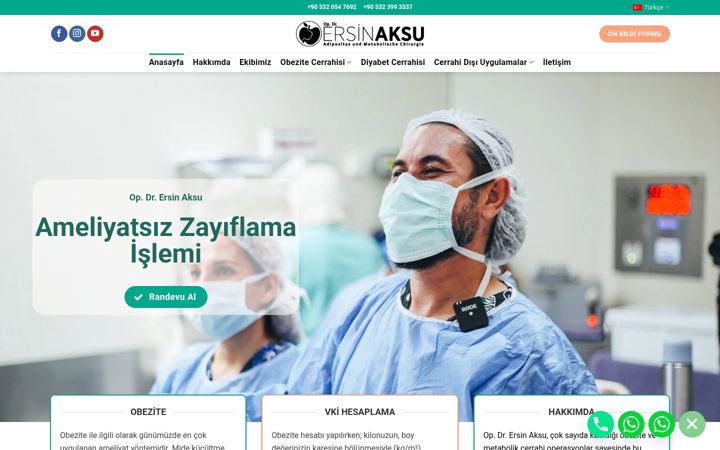 Screenshot of drersinaksu.com