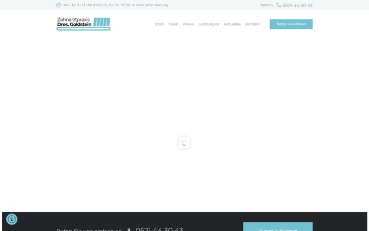 Screenshot of dres-goldstein.de