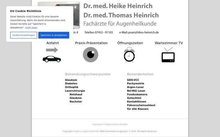Screenshot of dres-heinrich.de
