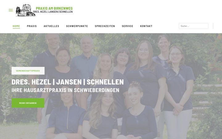 Screenshot of dres-hezel-jansen.de