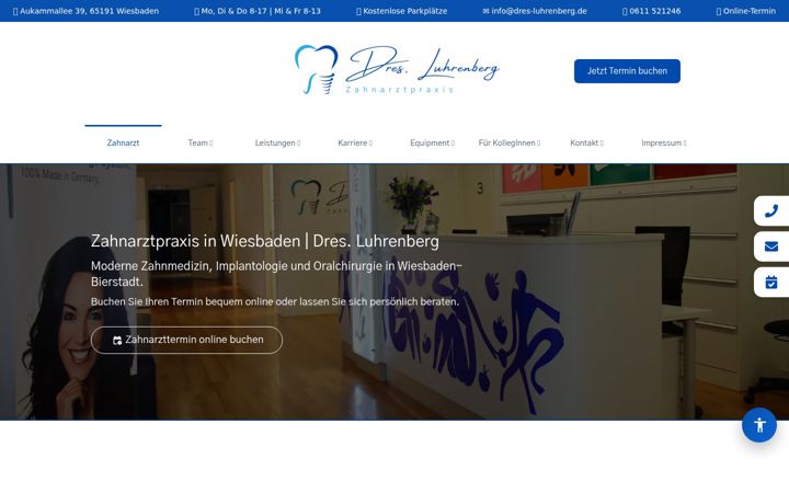 Screenshot of dres-luhrenberg.de