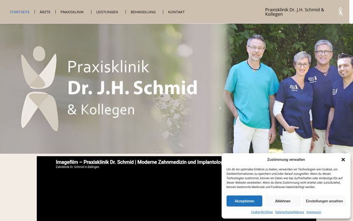 Zrzut ekranu dres-schmid.de