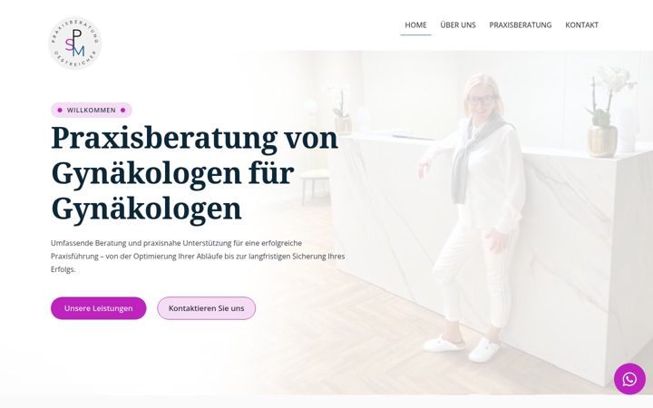 Zrzut ekranu dres-sm-oestreicher-praxisberatung.de