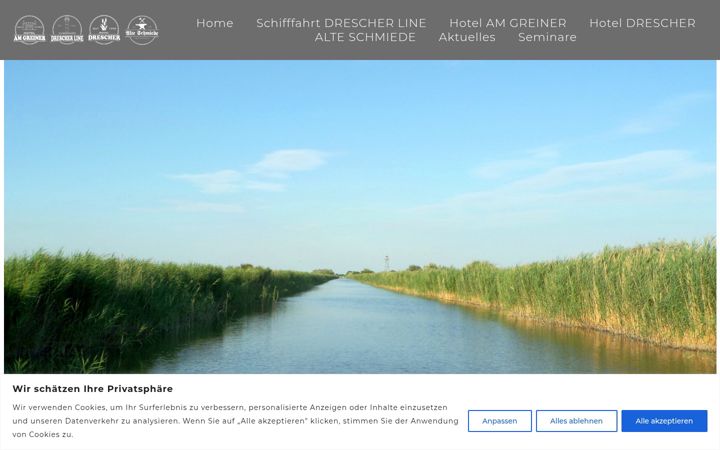 Zrzut ekranu drescher-touristik.at