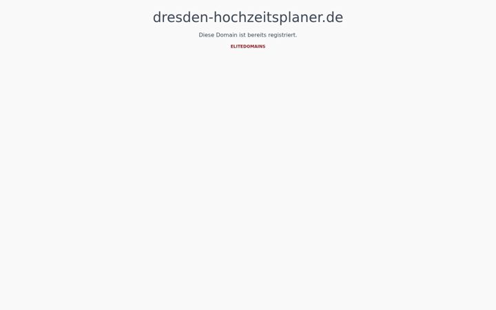 Screenshot of dresden-hochzeitsplaner.de