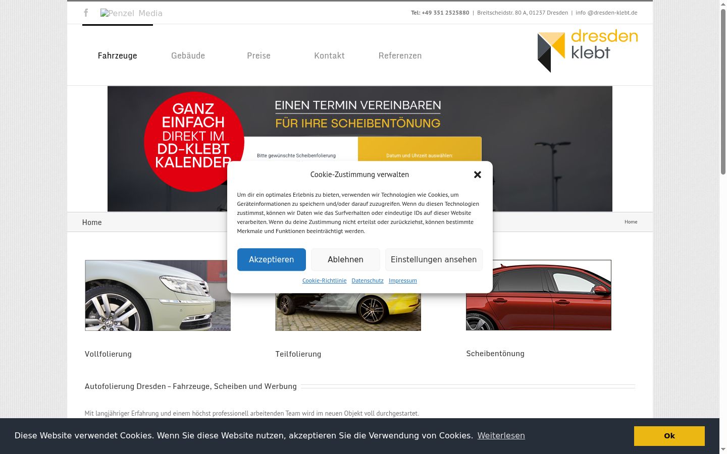 Kuvakaappaus suostumusbannerista, joka näytettiin ennen mitään vuorovaikutusta