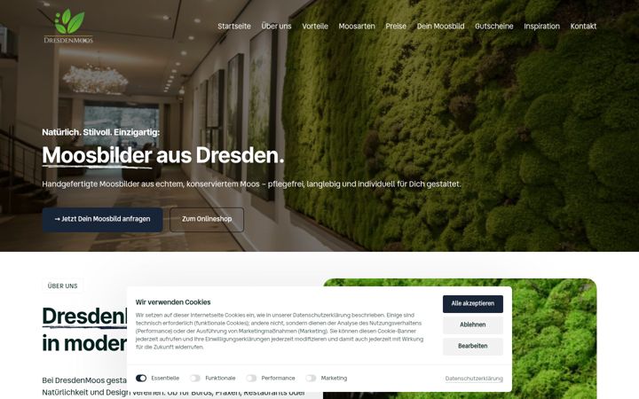 Screenshot of dresden-moos.com