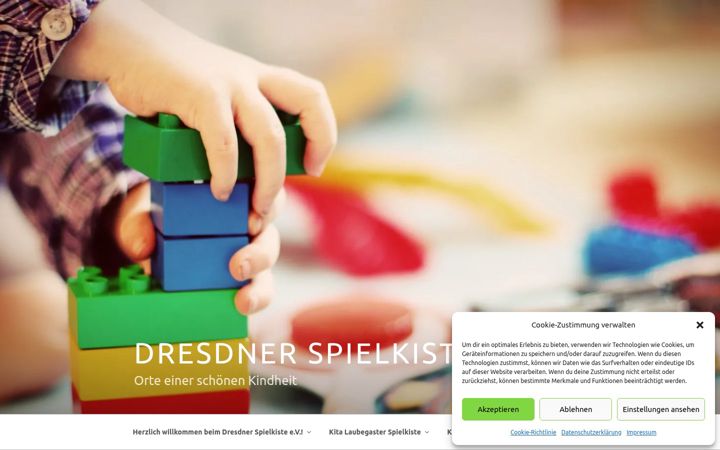 Screenshot of dresdner-spielkiste.com