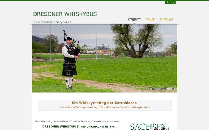 Screenshot of dresdner-whiskybus.de