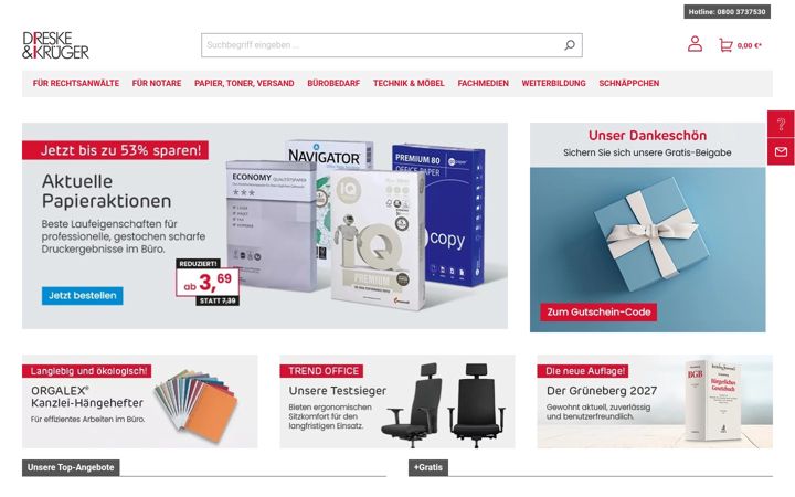 Screenshot of dreske.de