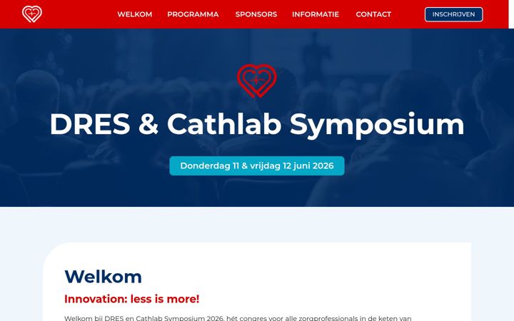 Screenshot of dresmeeting.nl