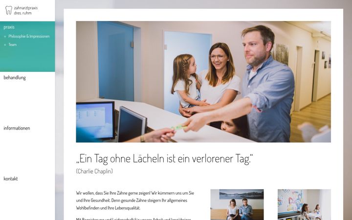 Screenshot of dresruhm.de
