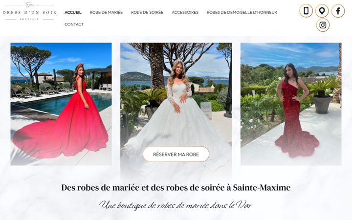 Screenshot of dressdunsoir.fr