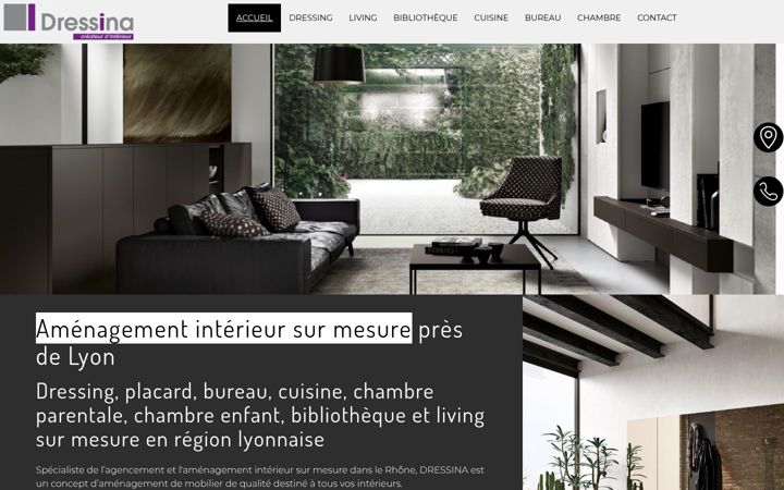 Screenshot of dressina.fr