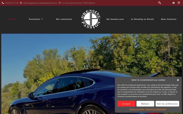 Screenshot van dressing-passion.fr