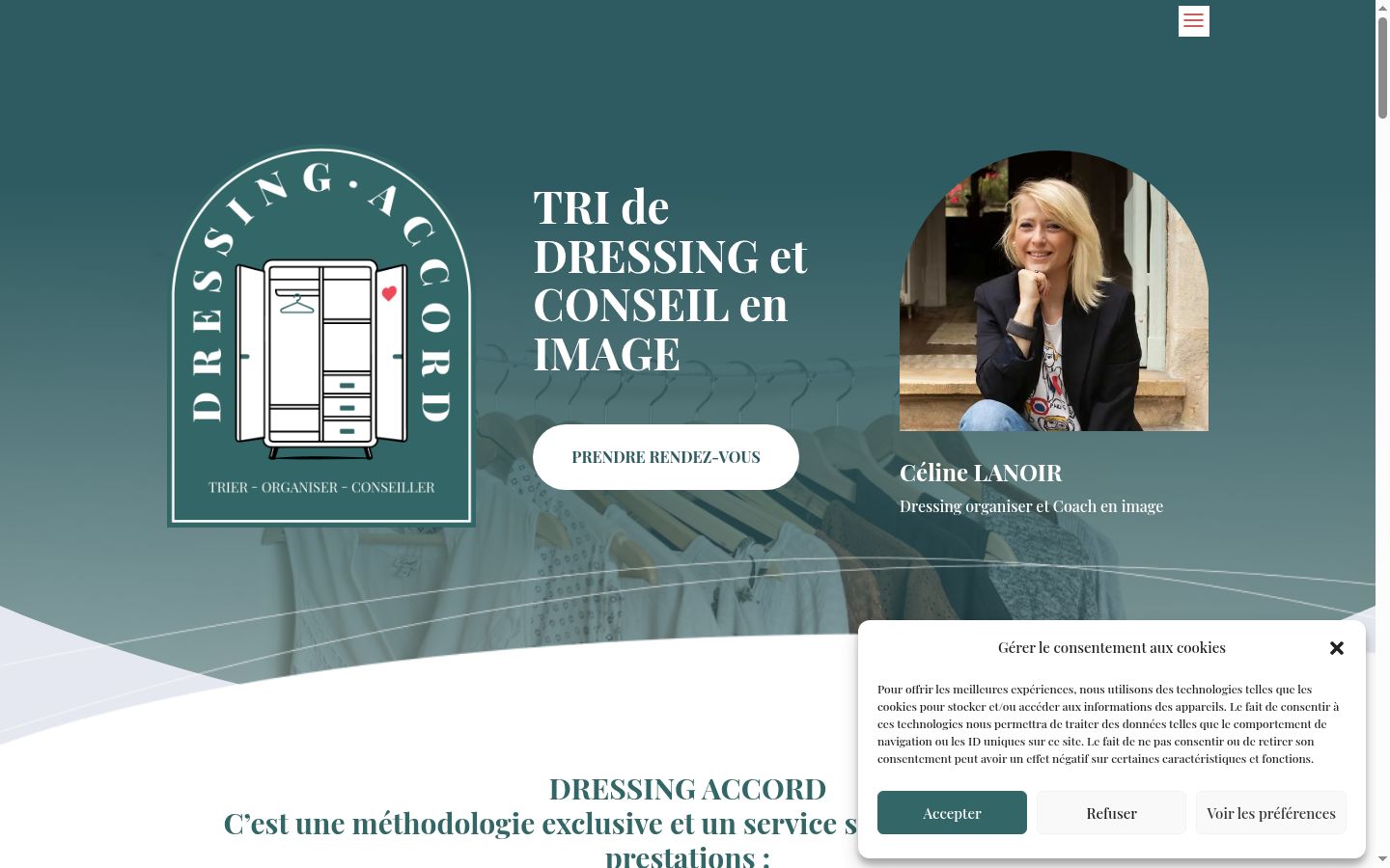 Screenshot van de toestemmingsbanner zoals getoond vóór enige interactie