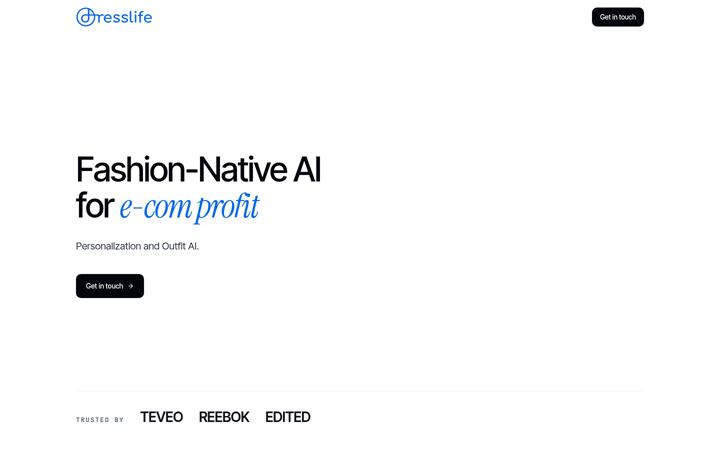 Screenshot of dresslife.com