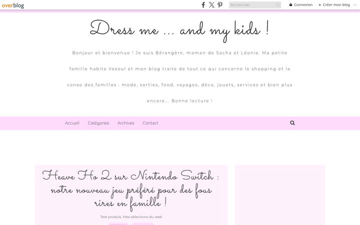 Screenshot of dressmeandmykids.com