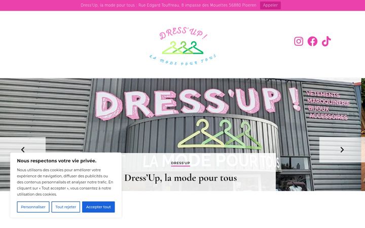 Screenshot of dressup56.fr