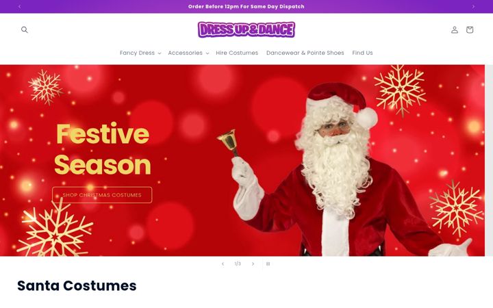 Screenshot of dressupanddance.com