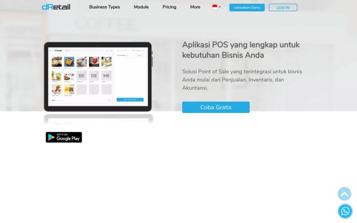 Screenshot ta' dretail.id
