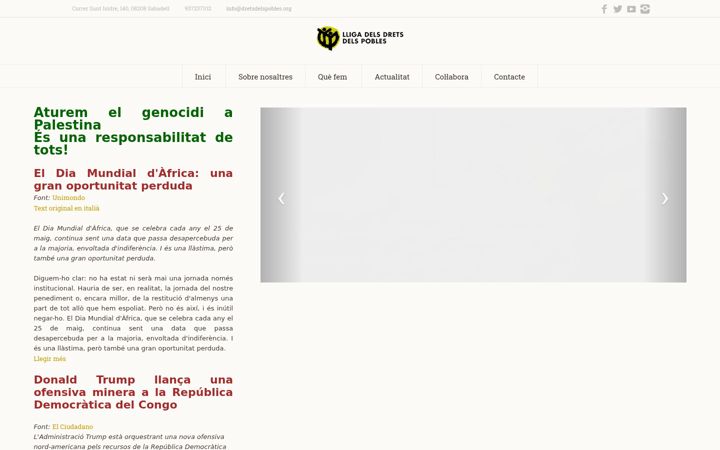 Ekrano kopija dretsdelspobles.org
