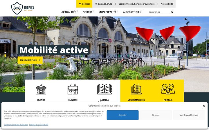 Screenshot of dreux.com